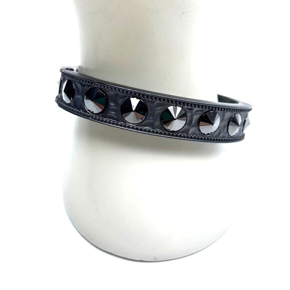 Wildlife by Heidi Klum Bracelet + Earring Set Punk Edgy Goth Signed Original Box - Picture 3 of 8